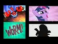 Spongebob And MLP Sparta Remix Quadparison