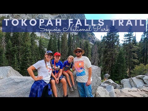image-What is at the 1 mile mark of Tokopah Falls trail?