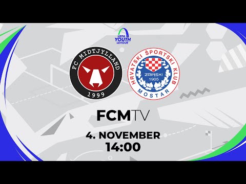 FC Midtjylland v Zrinjski Mostar 2. halvleg | UEFA YOUTH LEAGUE