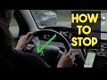 How To Stop An Automatic Car Beginners Lesson