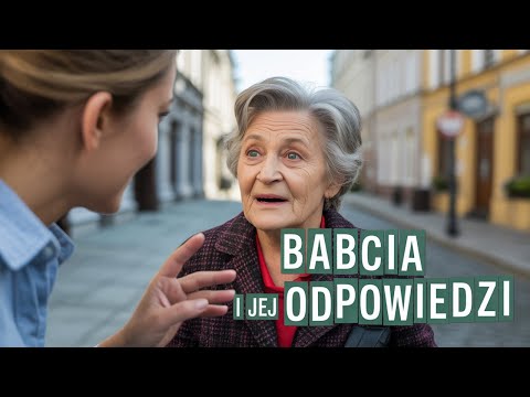 Babcia i jej odpowiedzi, których się nie zapomina #śmieszne #humor #śmiesznefilmy #wywiad