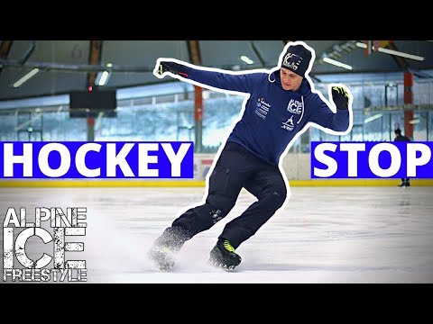 Hockey Stop in 3 Minutes - Learn to Stop on Ice | Tutorial
