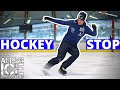 Hockey Stop In 3 Minutes Learn To Stop On Ice Tutorial