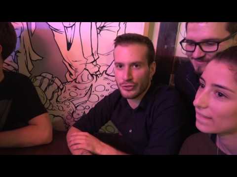 Adler (Lille, France) presenting TJARApics at Le Midland after gig with TheGuardian and Alwaid