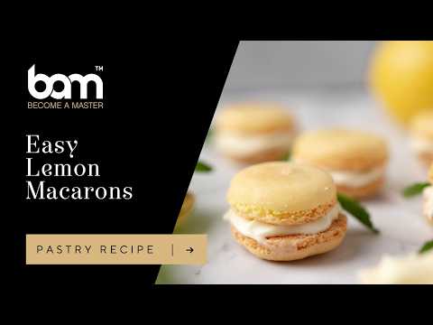 BAM 🍋 Easy Lemon Macarons Recipe | Light, Creamy & Delicious