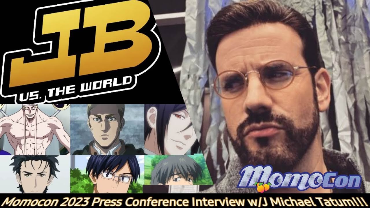 Momocon 2023 Press Conference Interview w/Voice Actor J Michael Tatum! #AoT #JJK #MHA #Momocon