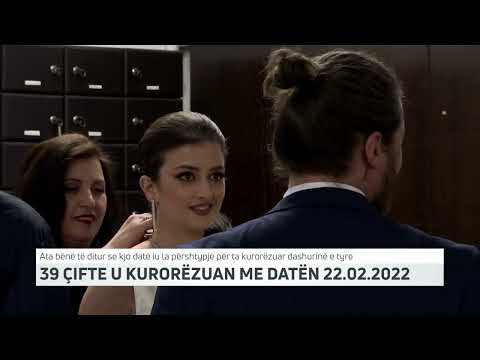 39 çifte u kurorëzuan me datën 22.02.2022 | T7