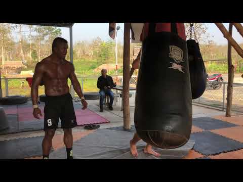 Buakaw teaching push kicks