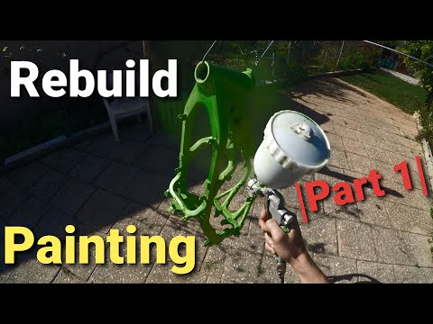 Pintei  Kawasaki KX 250 1996 em Casa Project |Part 1|