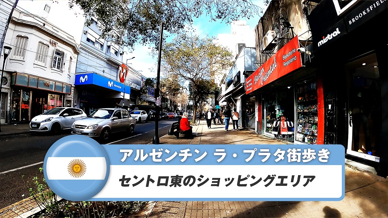 【アルゼンチン】ラ・プラタ⑥セントロ東のショッピングエリア