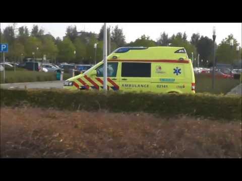 A1, Silverline ambulance 02-141 Leeuwarden naar onbekende melding