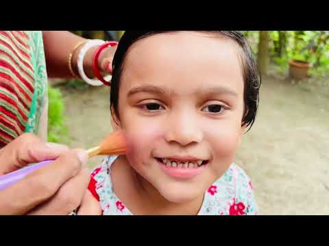 Dhriti dada didun r mummy r sathe Ganesh pujor mela dekhte gelo 🥰😘😍🥰