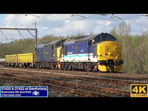 37425 & 37422 at Bamfurlong - 13th April 2022