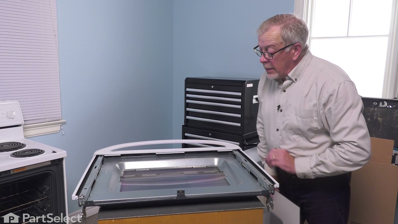 Replacing the Range Exterior Door Glass