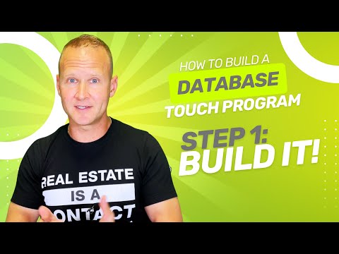 How to Build a Database Touch System - Step 1: Build It
