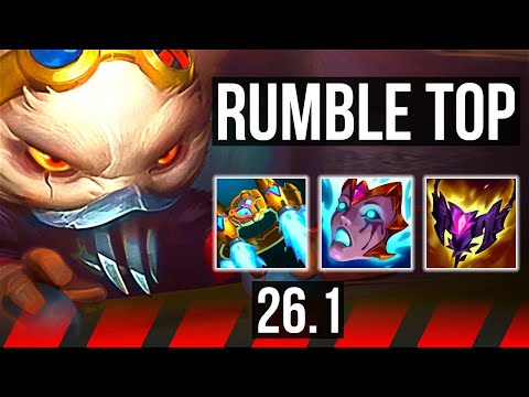 RUMBLE vs DRAVEN (TOP) | KR Grandmaster | 26.1