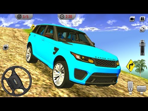 Convertible Range Rover Driving on Offroad - SUV Hill Climb Drive - Android Gameplay