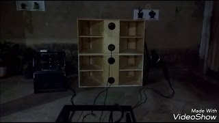 W-horn com Selenium Wpu 1809 JBL - Teste