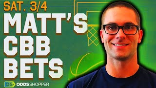 Top 3 NCAAB Picks Today (Saturday, 3/4/23) | College Basketball Betting Predictions