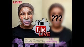 Clown Contour (Color Correction) Demonstration || Misty Blu