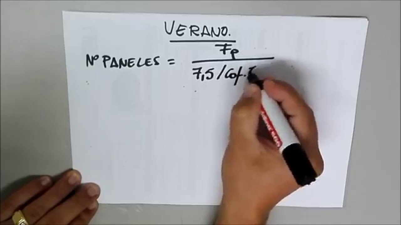CALCULO INSTALACION FOTOVOLTAICA SOLAR PARA PRINCIPIANTES