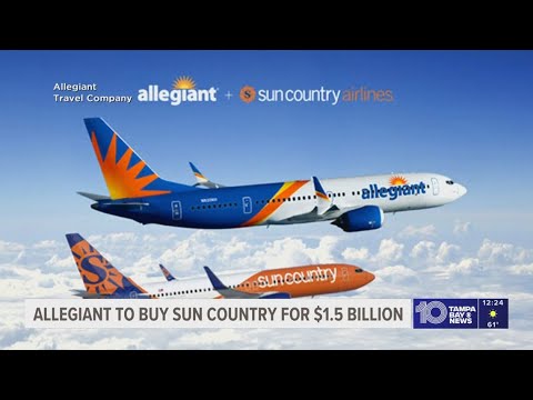 Allegiant Airlines, Sun Country Airlines announce merger