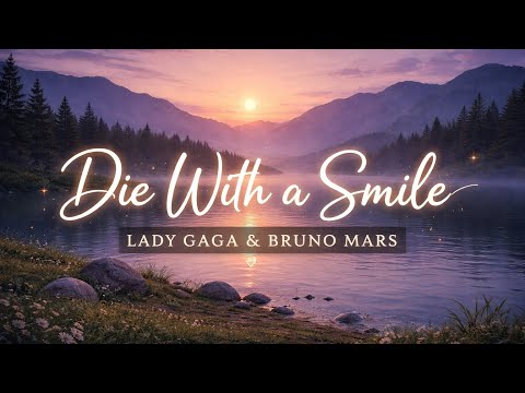 Die With a Smile — Lady Gaga & Bruno Mars (Lyric Video)
