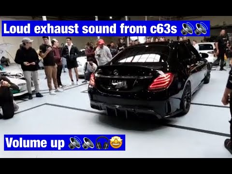 Loud exhaust c63s amg cracks & pops