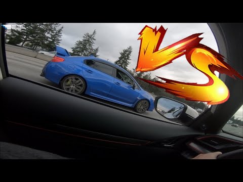 SUBARU STI VS HONDA CIVIC TYPE-R VS AUDI S3 ***STOCK***
