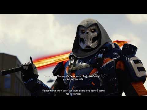 Spider Man Ps4 2018 Side Missons - Task Master Boss Fight Full gameplay