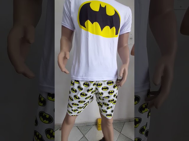 Vídeo relacionado con DC Comics Batman - Pijama de Manga Corta para Niños - 100% Algodón - 3-4 Años: 104cm