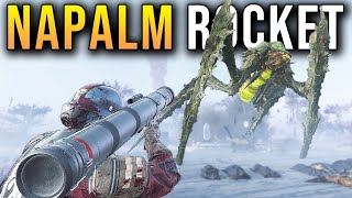 Helldivers 2 | New Expendable 'NAPALM' Ignites Entire Bug BREACHES!?!? - Gameplay Hardest Difficulty