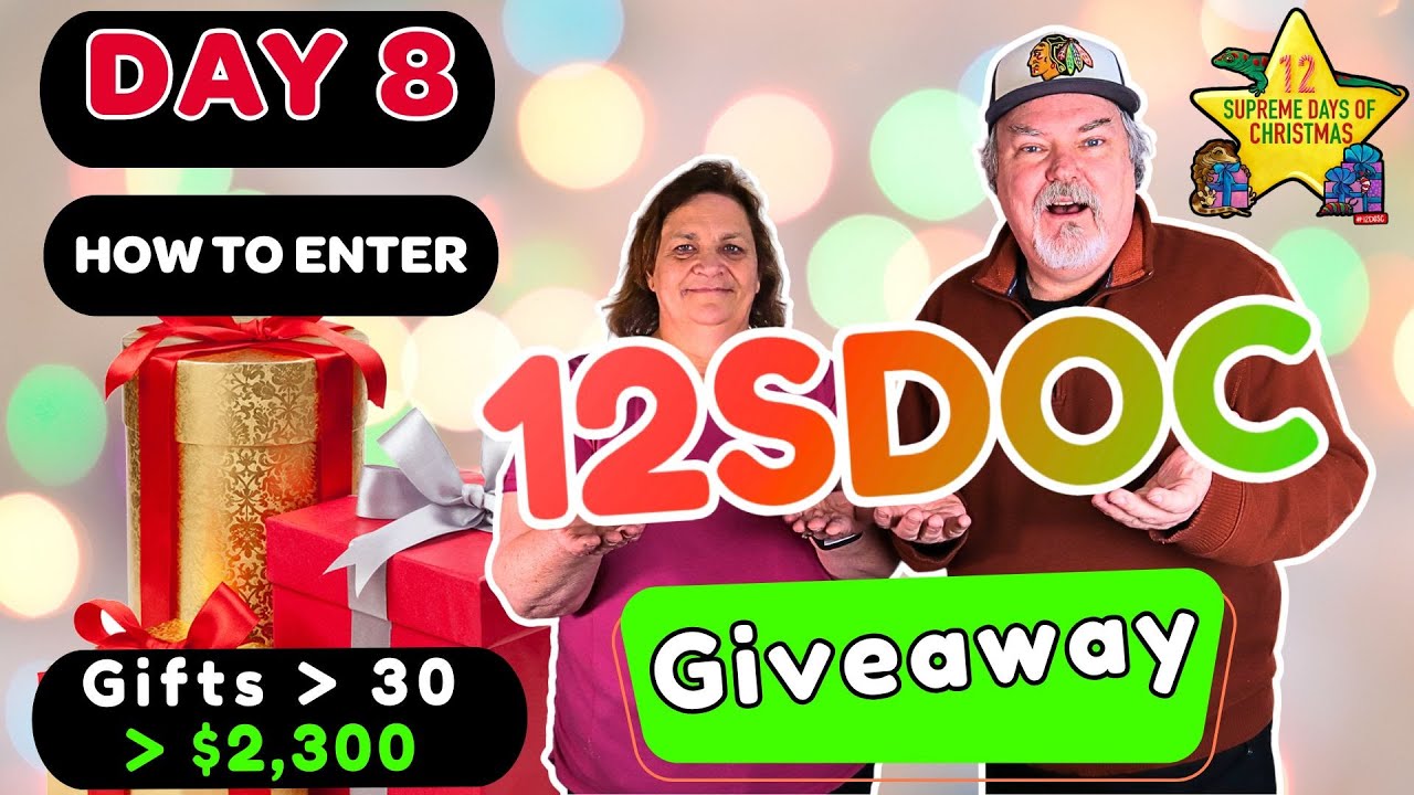 12SDOC v.2  Day 8 How To Enter  Reptile Giveaway     🦎🎁🦎🪲🎁