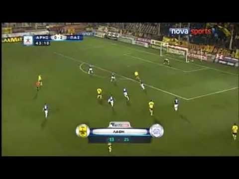 Tomas De Vincenti great skills - Aris Salonica - Pas Giannina 1 - 2 - HIGLIGHTS 17/11/12