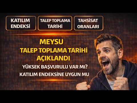 MEYSU FOOD DEMAND COLLECTION DATE ANNOUNCED | APPROVED PROSPECTUS RECEIVED | PARTICIPATION INDEX ...