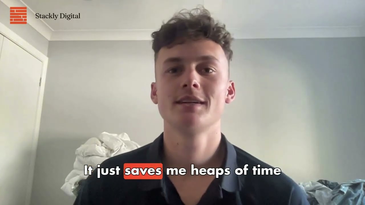 Video testimonial from Max Dixon