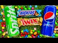 Satisfactory Video Sprite And Pepsi Vs Twix And Snickers ASMR