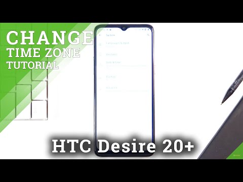 How to Change Date & Time in HTC Desire 20+ - Set Time Automatically