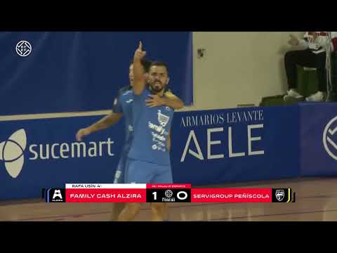 Gol Rafa Usín (1-0) Alzira FS - Peñiscola FS. J7, 1Div. LNFS