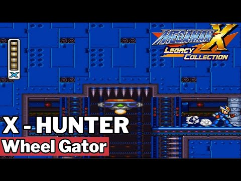 Megaman X2 - Wheel Gator X Hunter Location