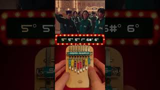 Squid Game &quot;Mingle&quot; Song On Mini Kalimba #squidgame #kalimba