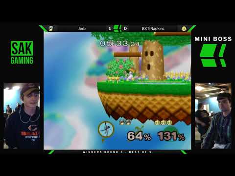 Mini Boss 2 WR3 - Jerb (Marth) vs BXT|Napkins (Peach)