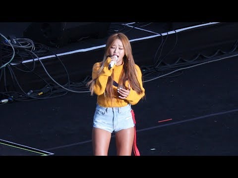 180525 효린(HYOLYN) - 안녕 (별에서 온 그대 OST) [고려대 축제 입실렌티] 4K 직캠 by 비몽