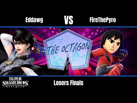 Eddawg (Bayonetta) vs FireThePyro (Mii Brawler) - Ultimate Losers Finals - Octagon #125