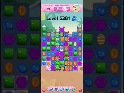 Level 5381 of Candy Crush Saga NO EXTRA MOVES @CandyCrushOfficial #shorts #5381 #gameplay