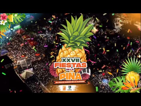 XXVII Fiestas de la Piña del municipio de Barbosa Antioquia, lunes 8 de Diciembre 2025