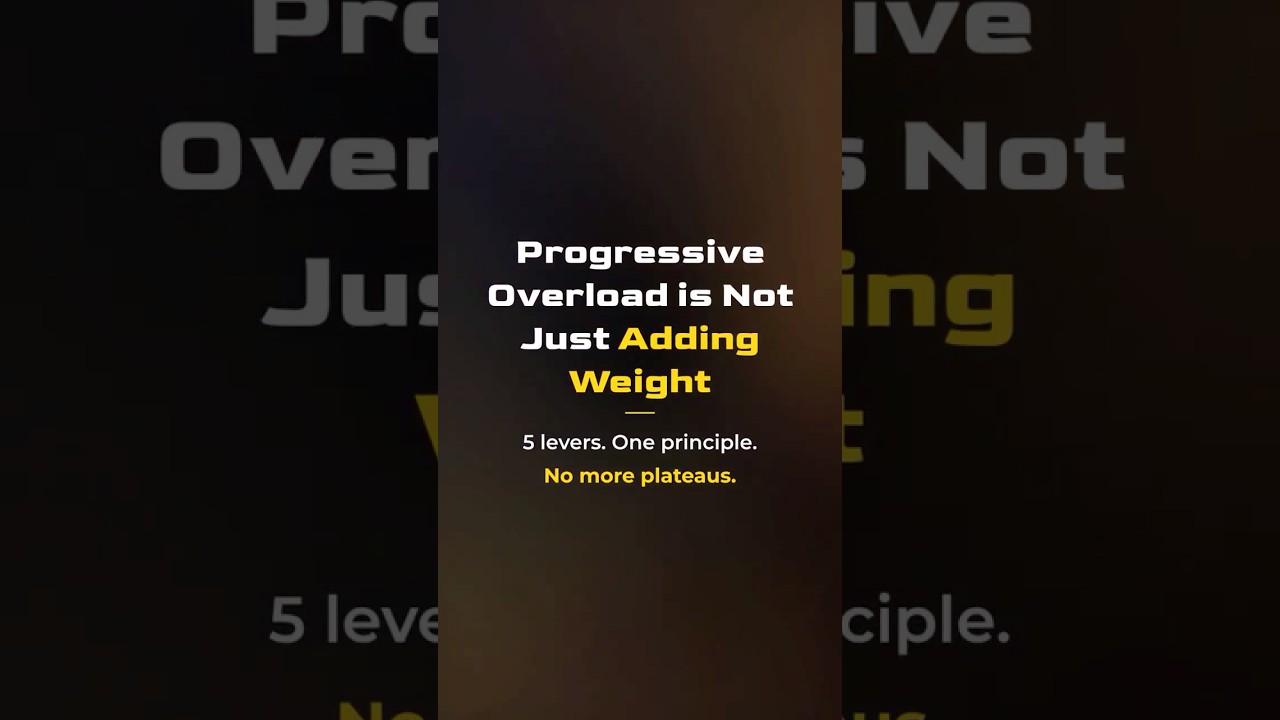 What Is Progressive Overload? 5 Ways to Progress Beyond Adding Weight | Video Guide