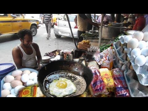 Half Boil Egg Toast | Egg Poach | Toast with Tea | Indian ( Kolkata ) Street Food Loves You Video