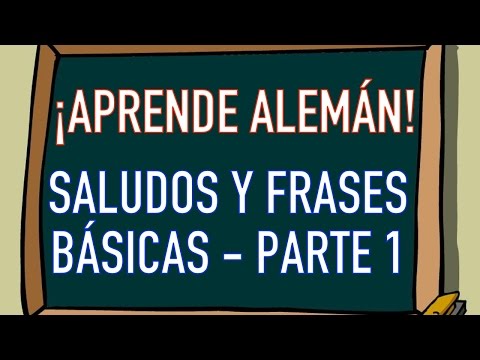 SALUDOS y FRASES BÁSICAS en ALEMÁN (1/2) | Curso de Alemán Básico 🇩🇪