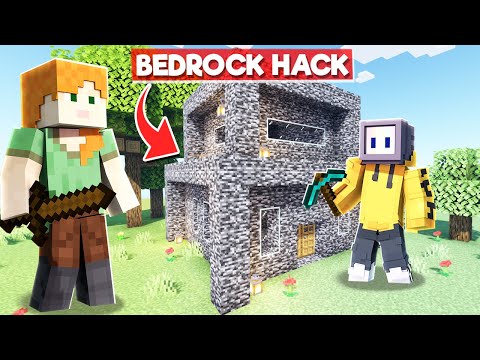I BUILD A SECRET BEDROCK UNDERGROUND BASE
